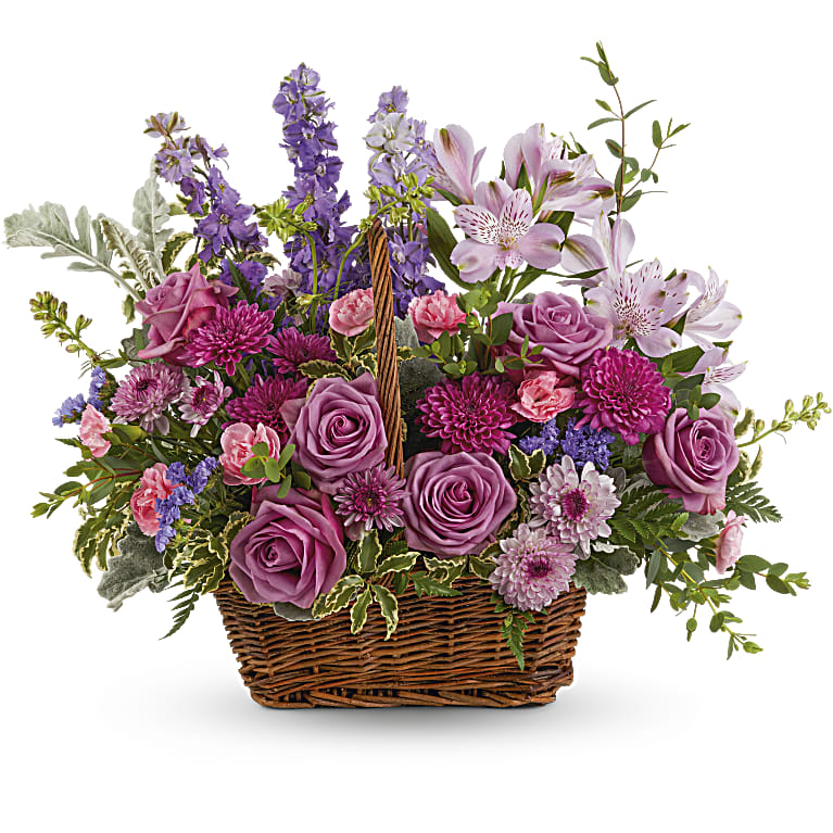 Lavender Meadow Basket
