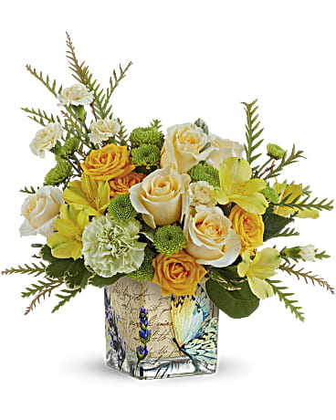 Teleflora's Beautiful Butterfly Bouquet