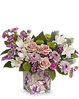 Hummingbird Surprise Bouquet , Mixed Bouquets , Same Day Flower Delivery , Pink , Teleflora