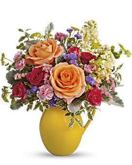 Be Bright Bouquet , Mixed Bouquets , Same Day Flower Delivery , Multi-Colored , Teleflora