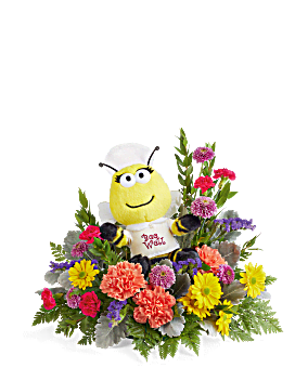 Teleflora's Bee Adored Bouquet Flower Arrangement