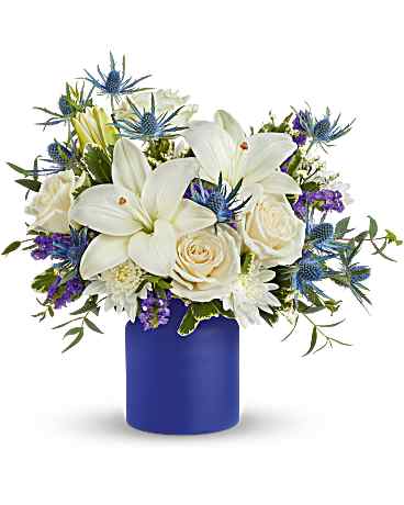 Teleflora's Blue Harmony Bouquet - Teleflora