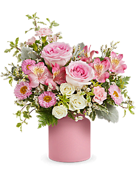 Teleflora's Pink Aura Bouquet Bouquet