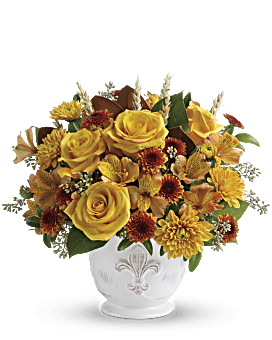 Yellow , Mixed Bouquets , Country Splendor Bouquet , Same Day Flower Delivery By Teleflora