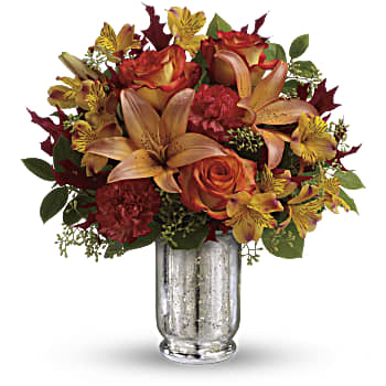 Teleflora's Fall Blush Bouquet