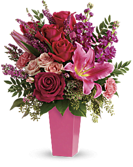 forever bouquet fuchsia teleflora 1b 1a