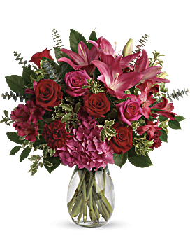 Red , Mixed Bouquets , Love Struck Bouquet ,  Flower Delivery By Teleflora