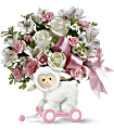 Teleflora's Sweet Little Lamb - Baby Pink Flowers