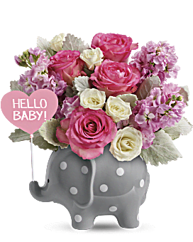 Teleflora's Hello Sweet Baby - Pink