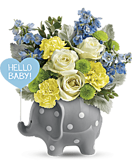 Congratulations baby flowers top