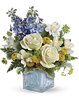 Multi-Colored , Mixed Bouquets , Welcome Little One Bouquet , Same Day Flower Delivery By Teleflora