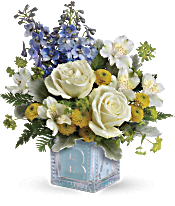 Teleflora's Welcome Little One Bouquet Flowers