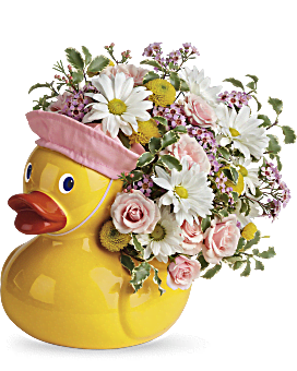 Telelfora's Sweet Little Ducky Bouquet Bouquet