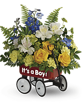 Teleflora's Sweet Little Wagon Bouquet Bouquet