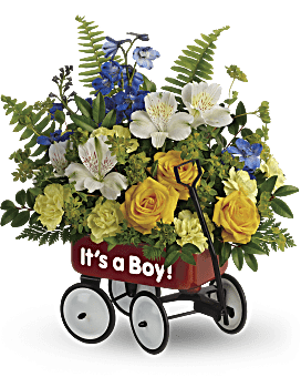 Teleflora's Sweet Little Wagon Bouquet