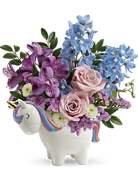 Teleflora's Enchanting Pastels Unicorn Bouquet Bouquet