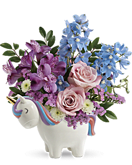 Teleflora's Enchanting Pastels Unicorn Bouquet Bouquet