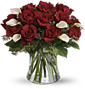 Be Still My Heart - Dozen Red Roses Flowers