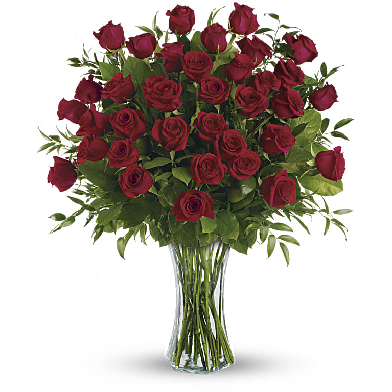 Breathtaking Beauty - 3 Dozen Long Stemmed Roses