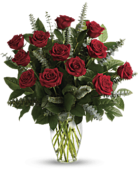 Red , Roses , Eternal Love Bouquet , Same Day Flower Delivery By Teleflora