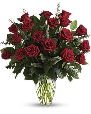 Thoughts of You Bouquet with Red Roses - Teleflora