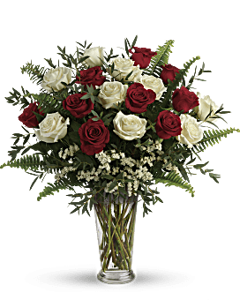 White , Roses , Yours Truly Bouquet ,  Flower Delivery By Teleflora