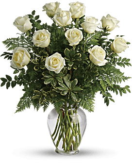 White , Joy Of Roses Bouquet , Same Day Flower Delivery By Teleflora