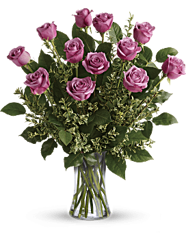 Purple , Roses , Hey Gorgeous Bouquet , Same Day Flower Delivery By Teleflora