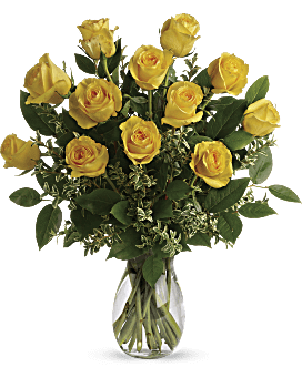 Dites bouquet jaune