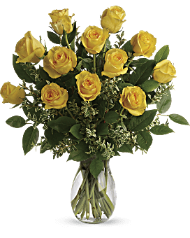 Dites bouquet jaune