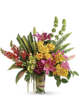 Multi-Colored , Mixed Bouquets , Pretty Paradise Bouquet , Same Day Flower Delivery By Teleflora