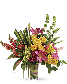 Tropical Vibes Bouquet - Exotic Flowers and Foliage in Vancouver