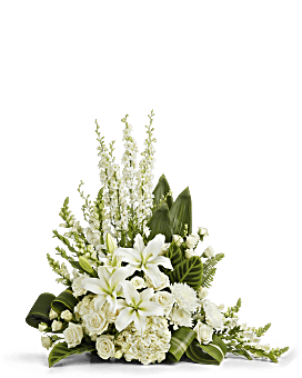Teleflora's Loving Remembrance Cremation Tribute Flower Arrangement