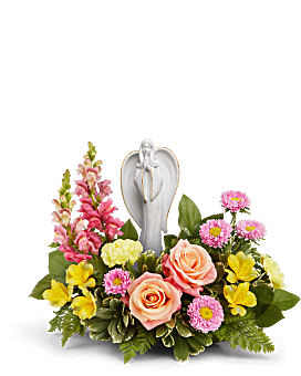 Teleflora's Angelic Bloom Bouquet Flower Arrangement