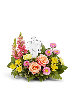 Teleflora's Angel's Embrace Bouquet Flower Arrangement