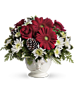 Teleflora's Simply Merry Centerpiece Flowers