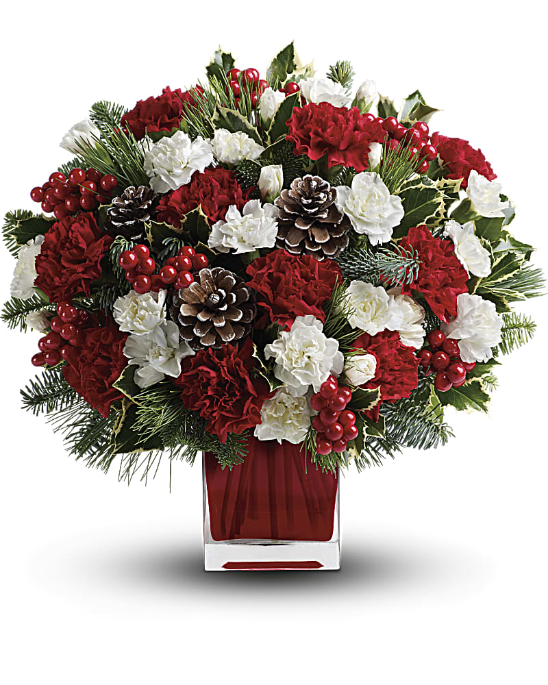 Make Merry TWR04-1 Christmas Floral Arrangement in Elkton, MD - FAIR HILL  FLORIST