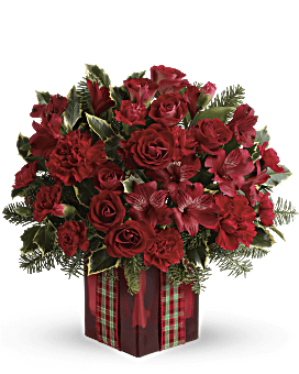 Christmas flowers by on sale mail