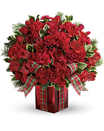 Arrangement floral Bouquet Surprise des fêtes de Teleflora