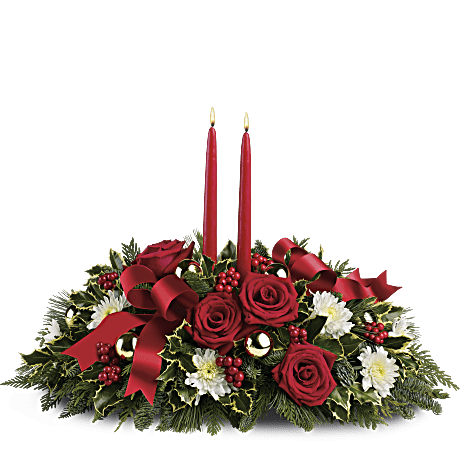 Holiday Shimmer Centerpiece