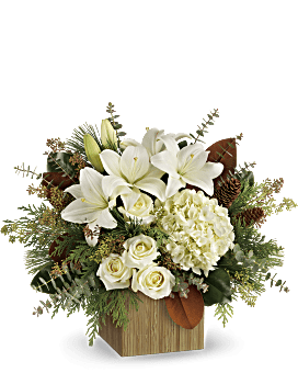 Teleflora's Snowy Woods Bouquet Bouquet