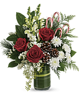 Teleflora's Festive Pines Bouquet 