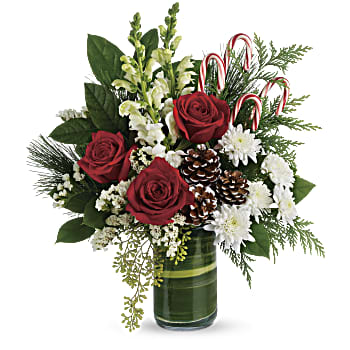 Teleflora's Festive Pines Bouquet