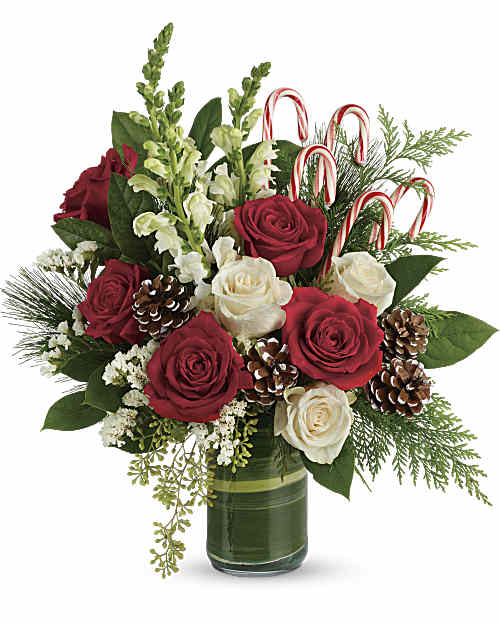 Teleflora's Festive Pines Bouquet - Teleflora
