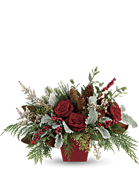 christmas decorations flower arrangements