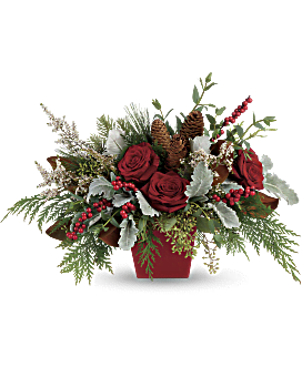 Winter Blooms Centerpiece Bouquet