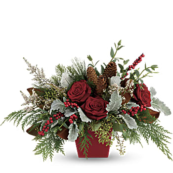 Winter Blooms Centerpiece