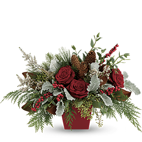 Winter Blooms Centerpiece