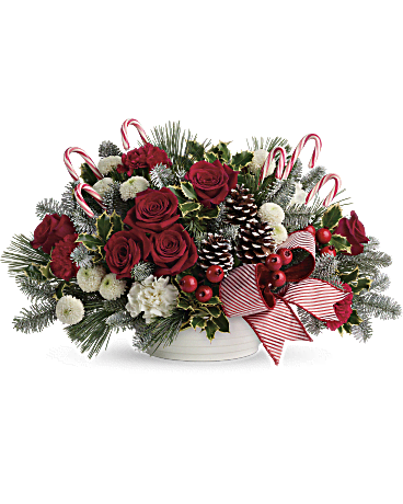 Jolly Candy Cane Bouquet - Teleflora