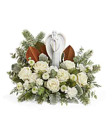 Teleflora's Snowy Grace Bouquet - Teleflora